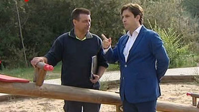 El alcalde de Galapagar, a pie de calle