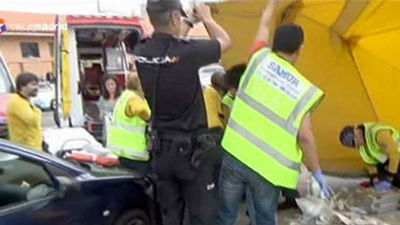 Concentración en Las Tablas en protesta por el atropello de un bebé