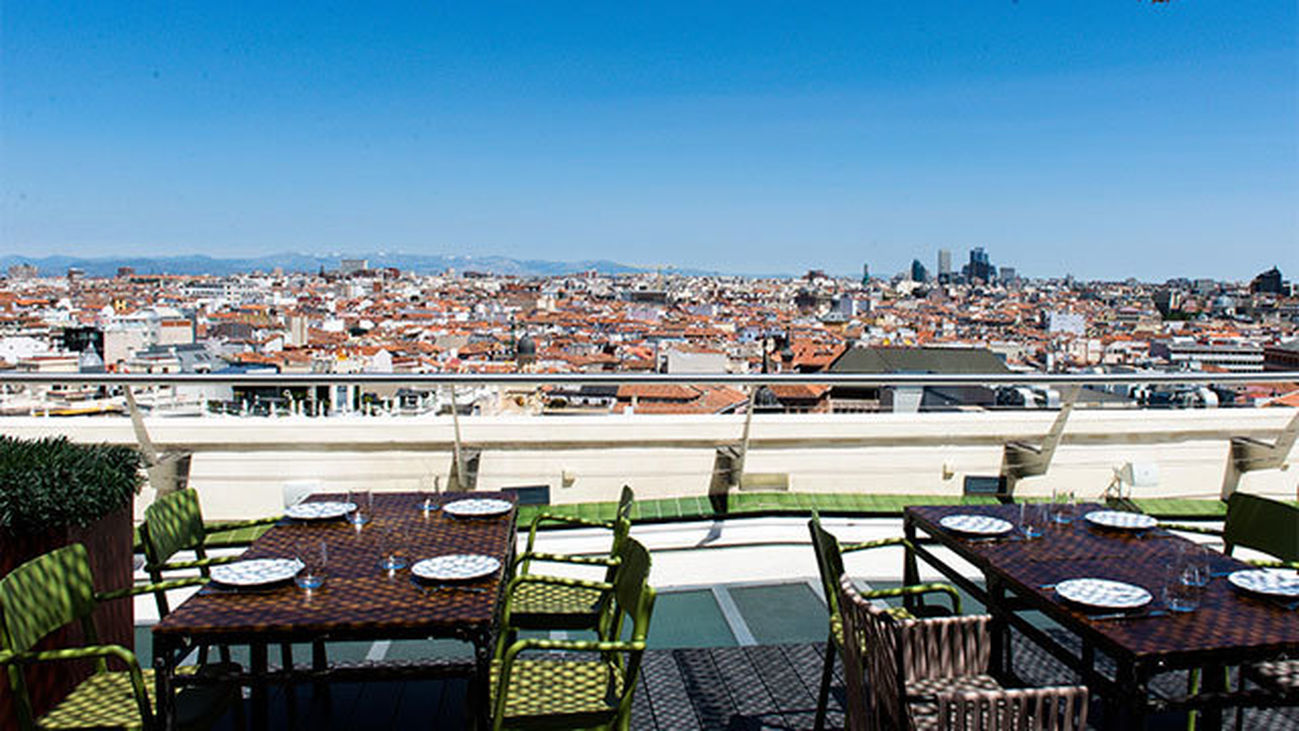 Disfrutar desde la mañana a la noche en el cielo de Madrid