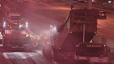 Asfaltado de la M-30