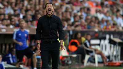 Simeone: "El Valencia empezó muy bien y nosotros tuvimos errores poco habituales"