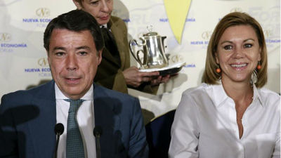 González reitera su intención de ser candidato y Cospedal elogia sus capacidades