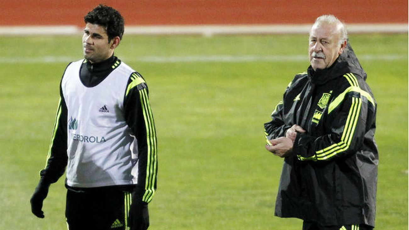 Del Bosque: "Que Costa haga aquí lo mismo que en el Chelsea"