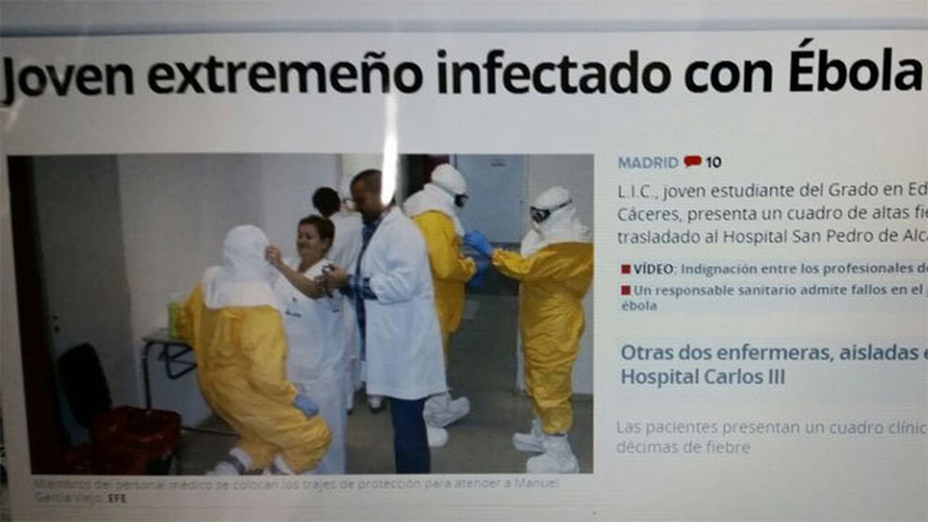 La policía investiga los mensajes  "falsos" sobre casos de ébola en las redes