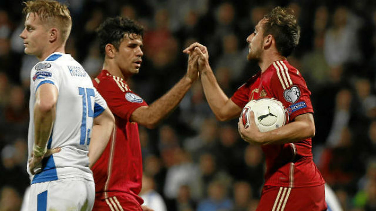 Diego Costa y Paco Alcácer