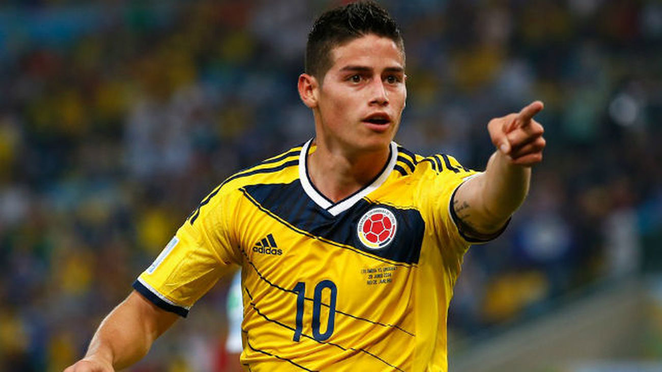 James triunfa con Colombia
