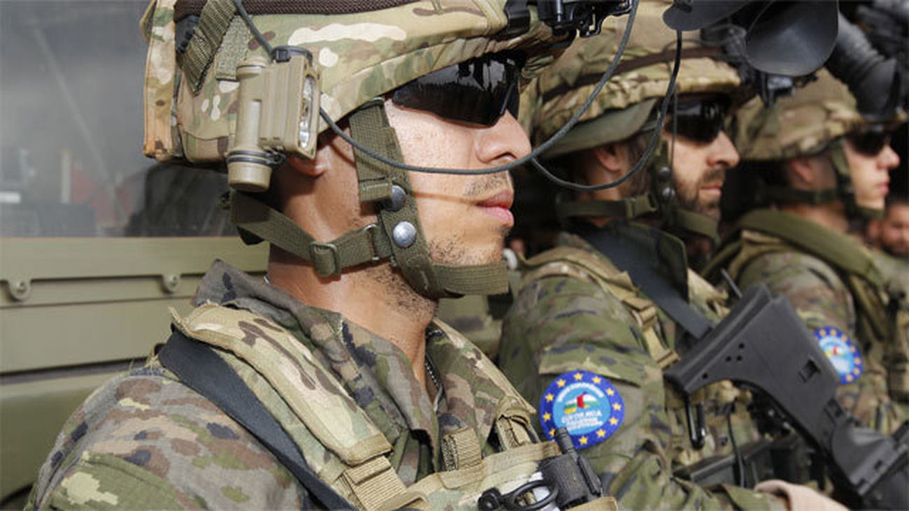 Soldados españoles en Centroáfrica