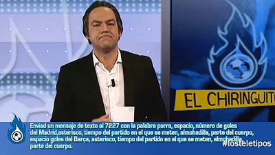 Participar en la porra del clásico se complica en el Tele Chiringuito de Pedrerol