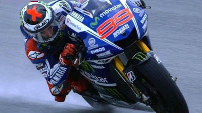 GP Malasia: Lorenzo domina los libres bajo la lluvia