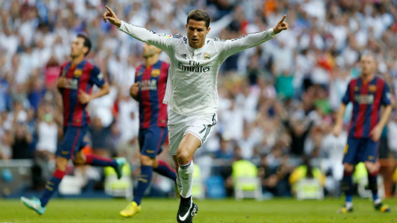 Cristiano Ronaldo ante el Barça