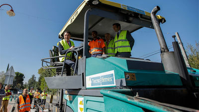 Asfaltados casi 50 kilómetros de vías y se actuará en otros 65 hasta fin de año