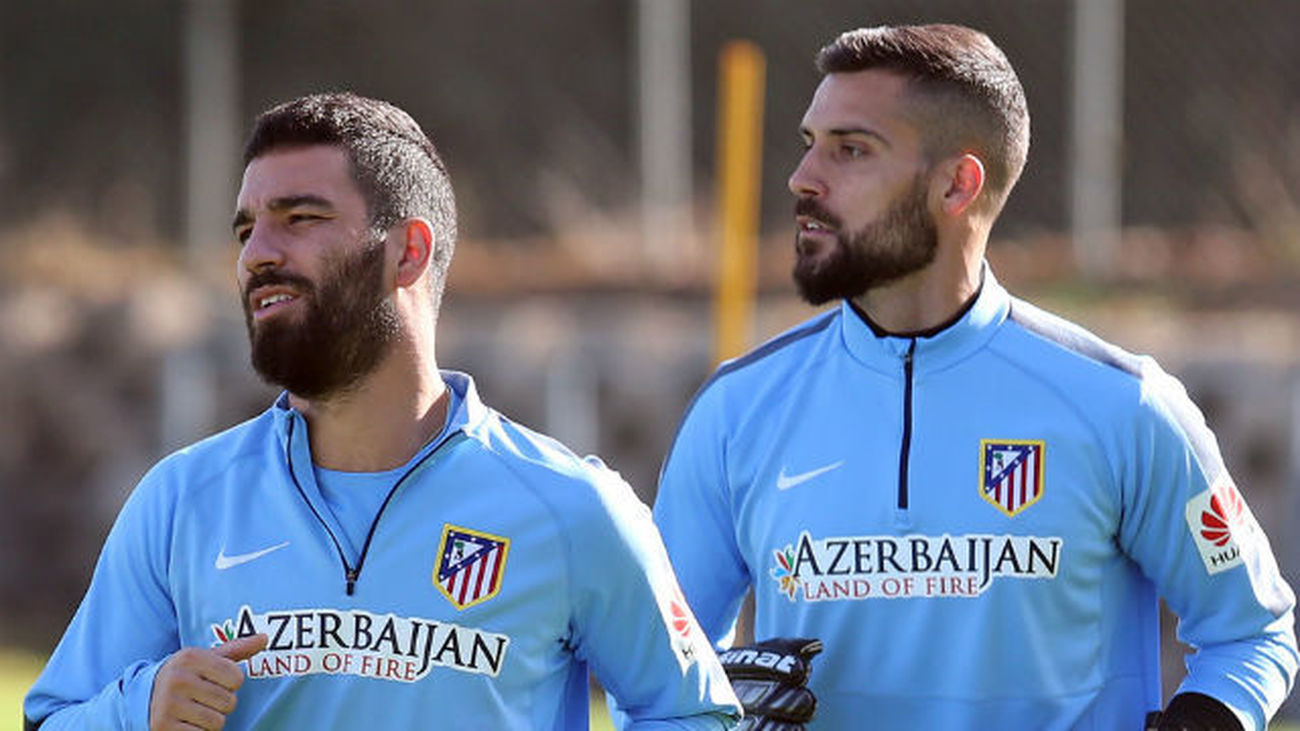 El Atlético vuelve al trabajo sin Tiago ni Gabi