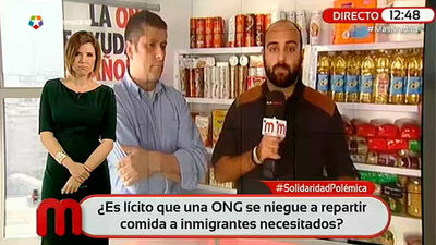 Polémica por otra ONG que reparte comida sólo a españoles