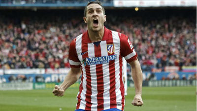 Koke, rotura fibrilar en los isquiotibiales del muslo izquierdo