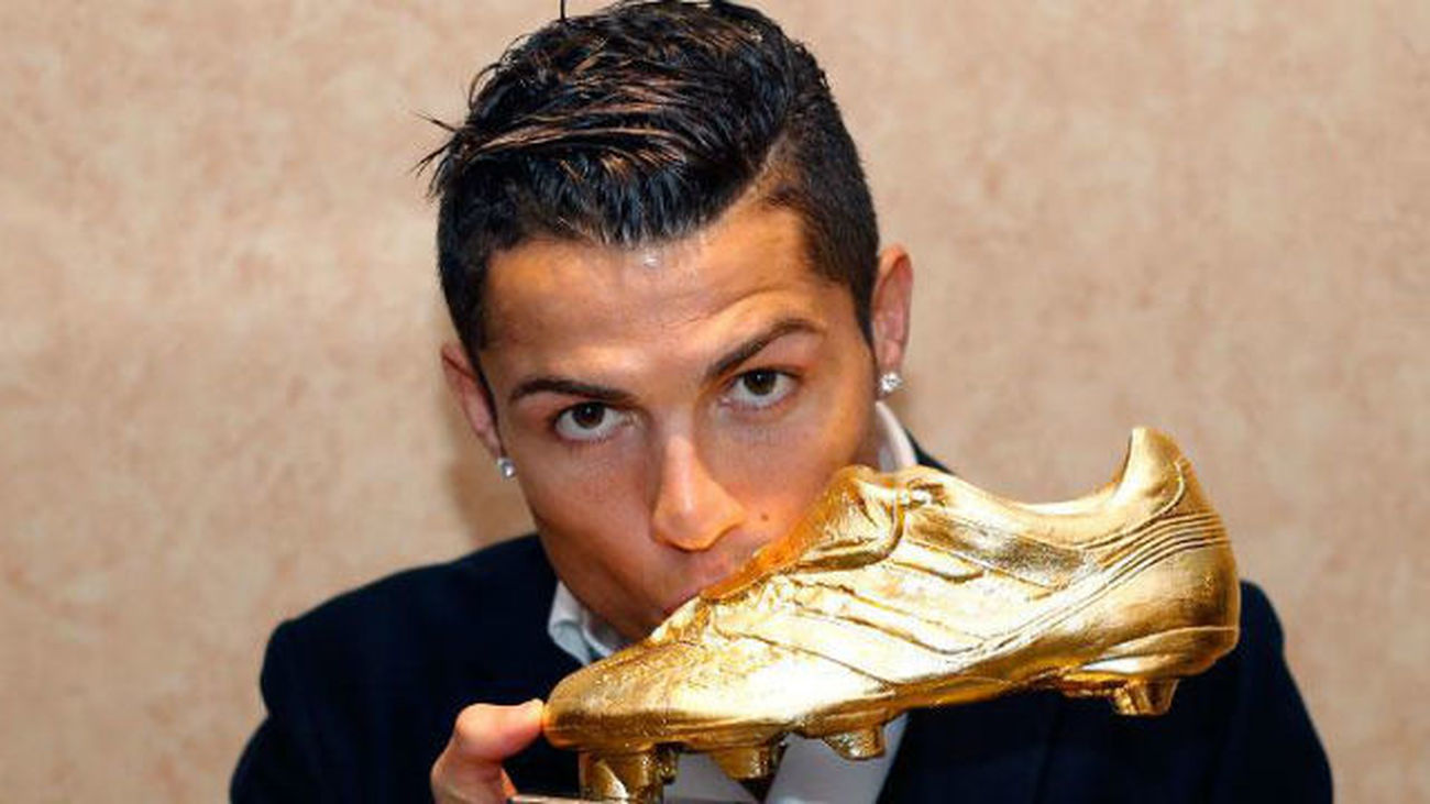Cristiano Ronaldo recibe su tercera 'Bota de Oro'