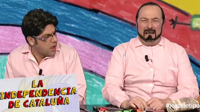 El Pequeño Artur Mas y un Oriol Junqueras más infantil que de costumbre, participan en Juego de Niños