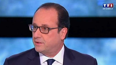 Hollande dice que no se presentará a la reelección si no baja el desempleo