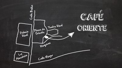 El Café de Oriente, merienda con vistas al Palacio Real