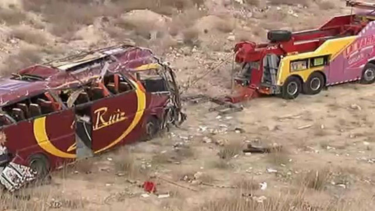 Queda en libertad el conductor del autobús siniestrado en Cieza