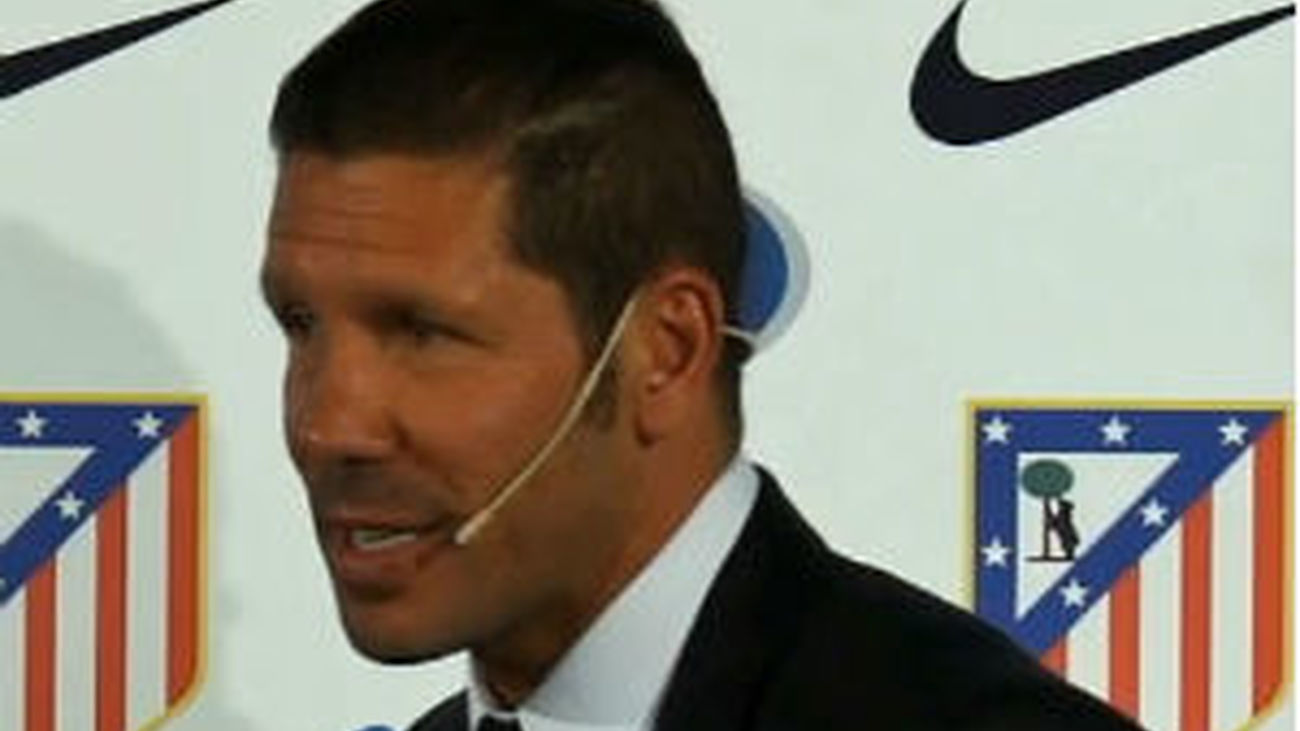 Simeone: "Nuestro campeonato es con Sevilla y Valencia"