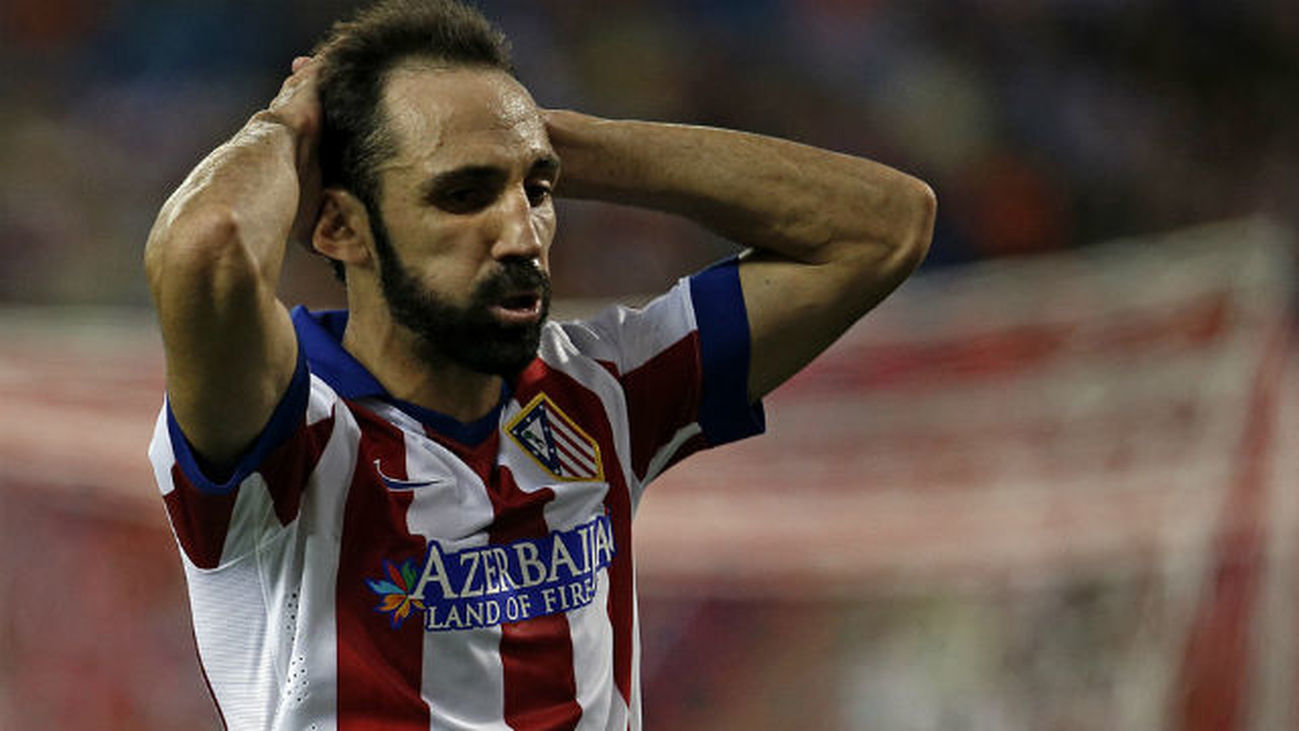Juanfran, unas tres semanas de baja por una lesión muscular de grado 2