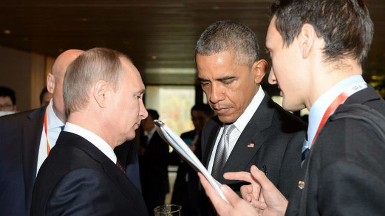 Vladimir Putin y Barack Obama