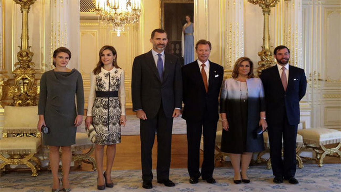 Los Reyes de España vistan Luxemburgo