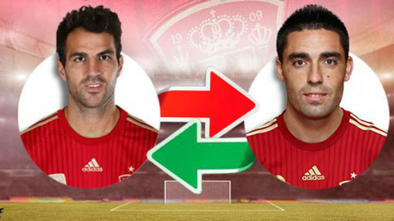 Cesc deja la concentración y Bruno Soriano le sustituye