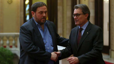 Junqueras pide unas plebiscitarias tras una reunión con Mas sin acuerdos