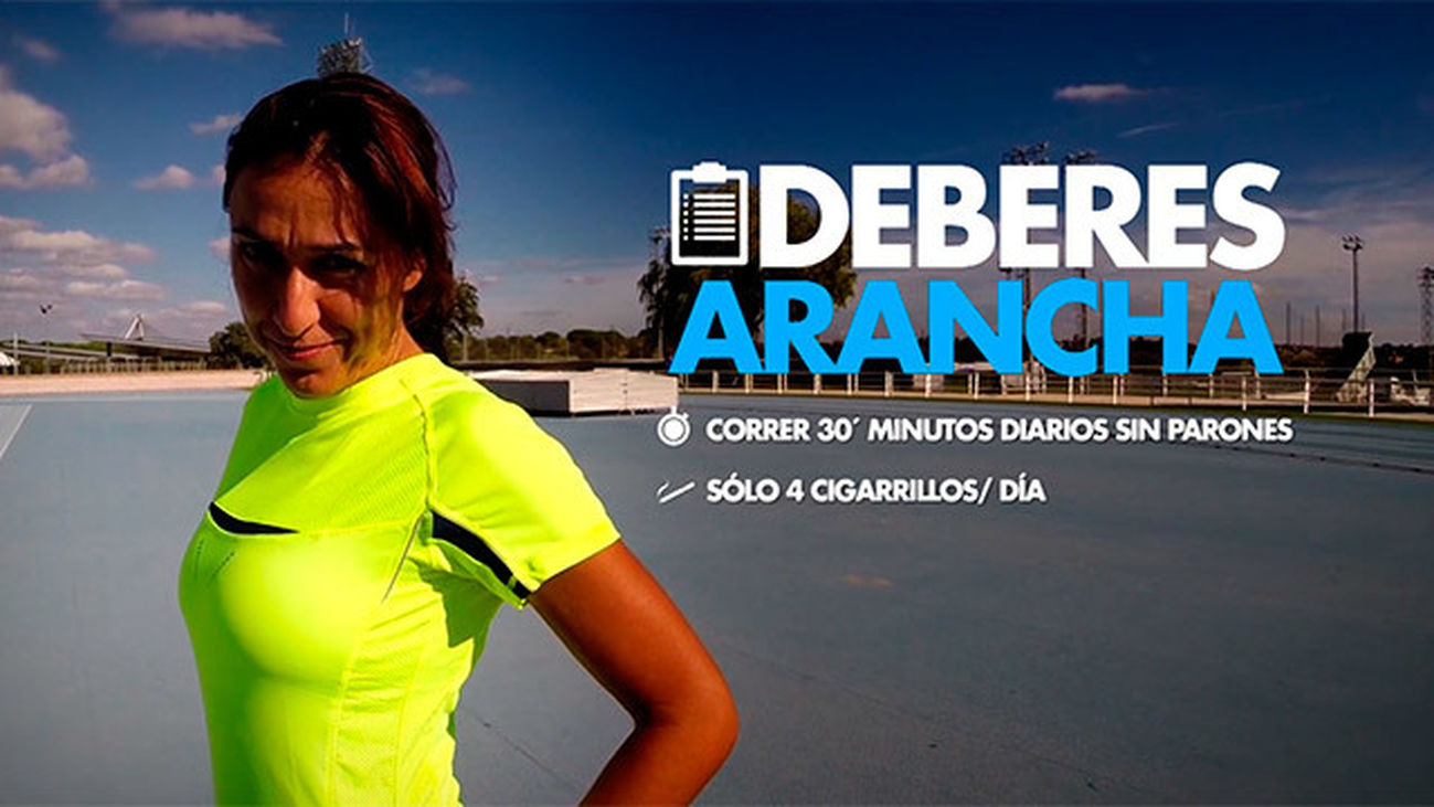 El 1º reto de Arantxa: Fumar sólo 4 cigarros al día