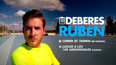 El 1º reto de Rubén: Hacer 100 abdominales
