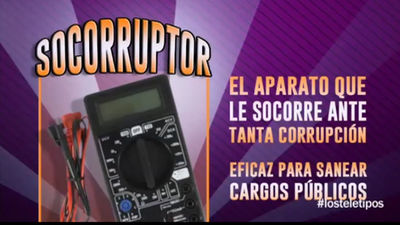 Lo último en detección precoz de corrupción se llama "Socorruptor"