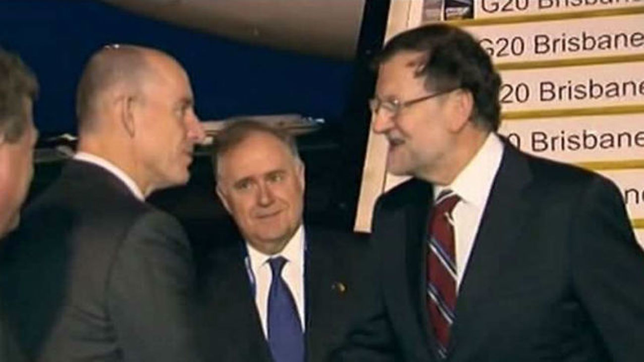 Mariano Rajoy llega al G20