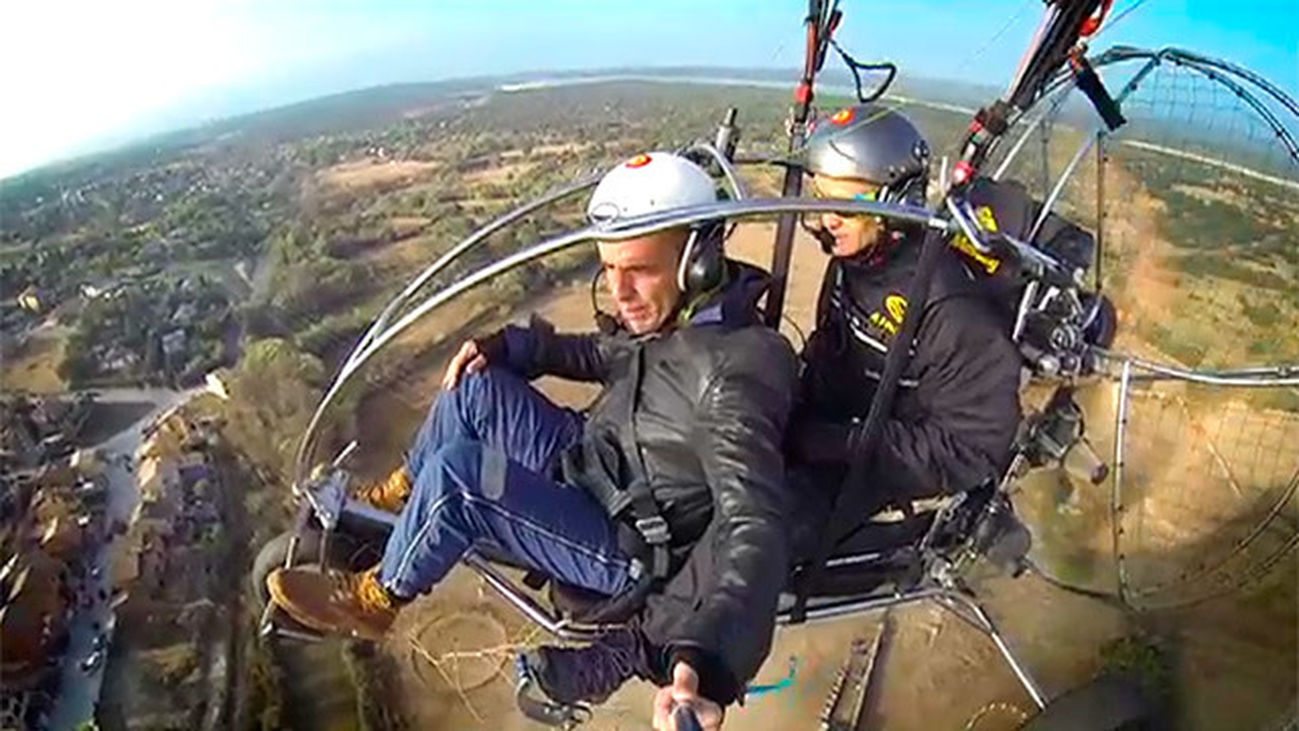 Colmenarejo: A vista de paramotor