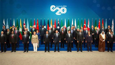 El G20 eleva la meta de crecimiento económico mundial en un 2,1% hasta 2018