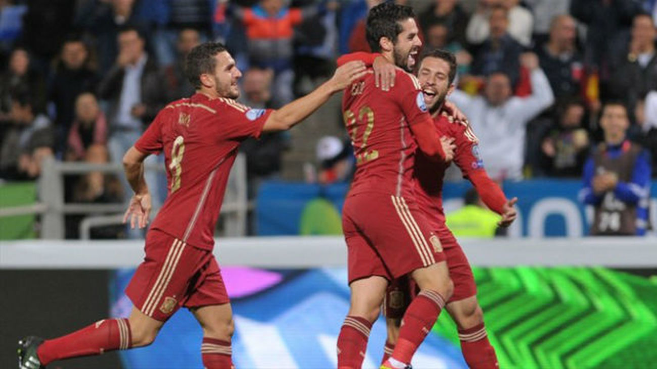 3-0. Un genial Isco lidera la victoria de España ante Bielorrusia