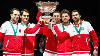 Federer da la Copa Davis a Suiza