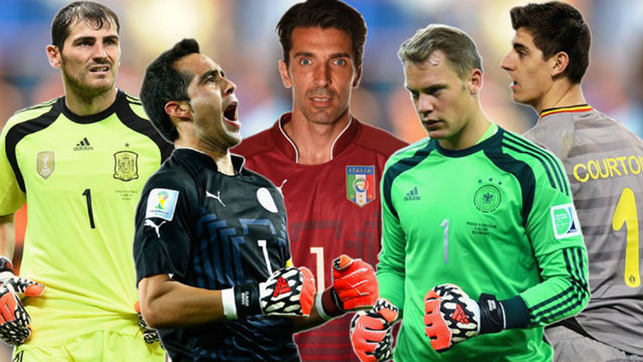 Casillas, Neuer, Bravo, Courtois y Buffon, candidatos a mejor portero de 2014