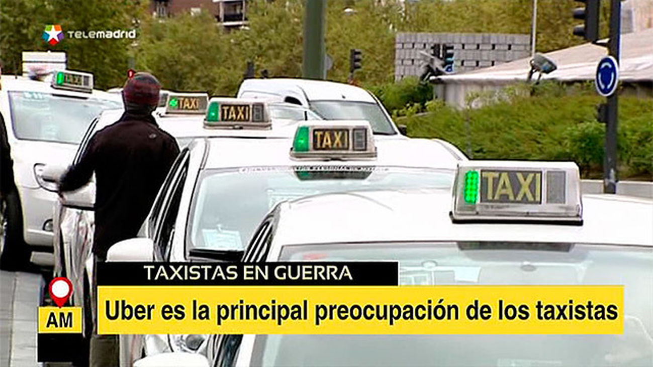 Guerra entre taxistas y Uber