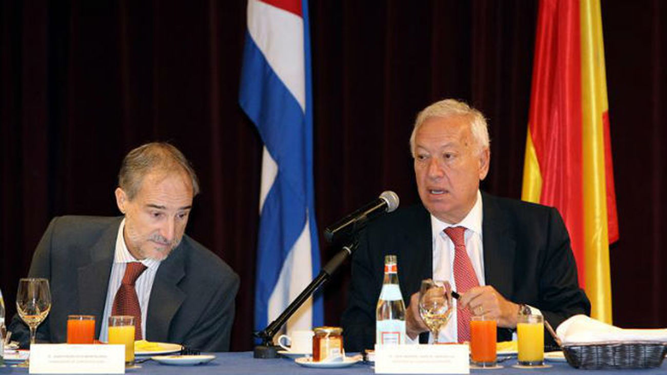 Margallo defiende en Cuba el pluralismo y el consenso y la concordia de la Transición