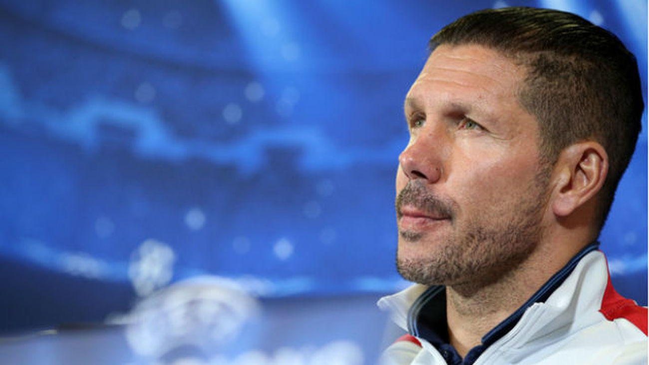 Simeone: "No pienso en la clasificación, pienso en hacer un buen partido”