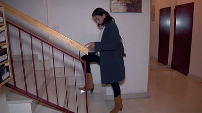 Arancha practica el 'escaloning'