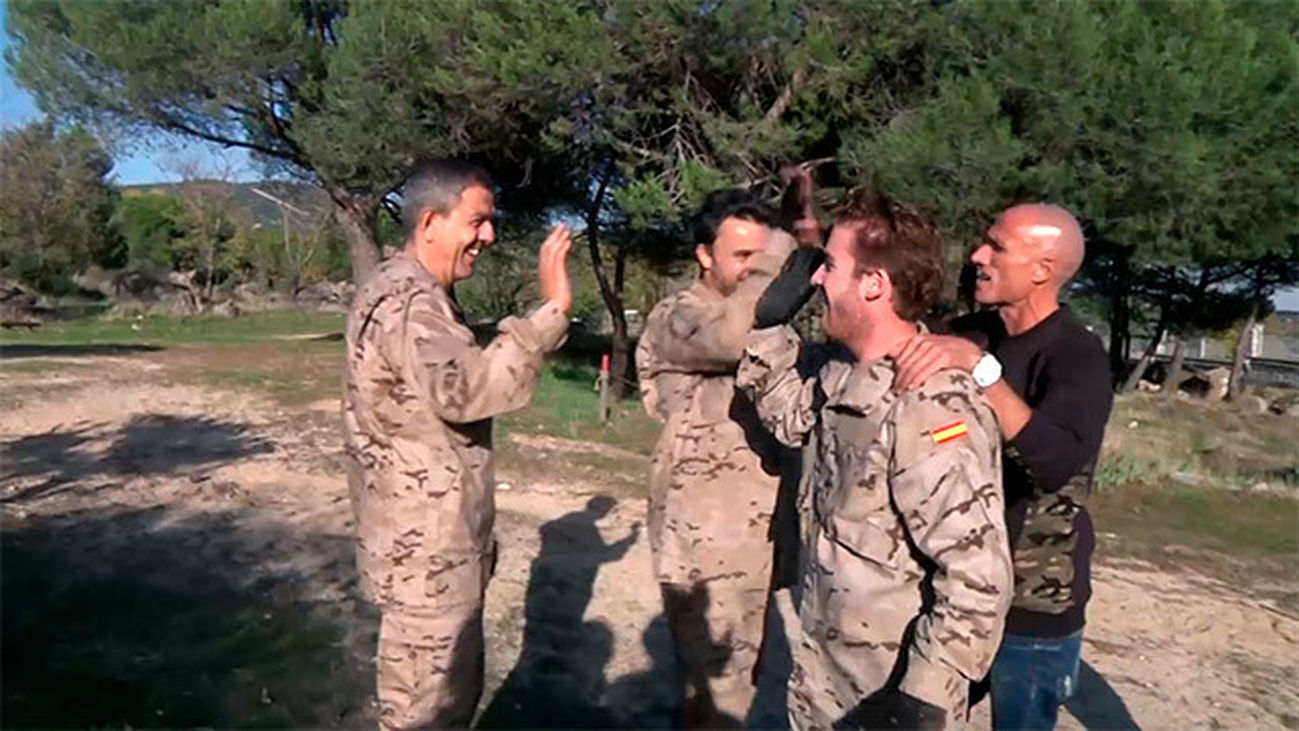 Un entrenamiento militar