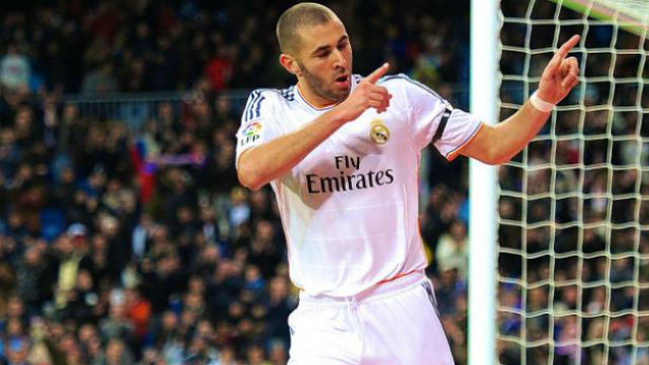 Benzema, como un tiro