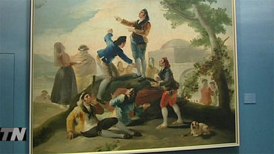 Cartones para tapices de Goya en El Prado