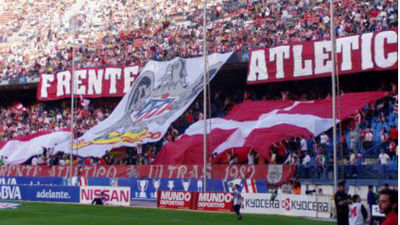 El Atlético de Madrid, multado con 60.000 euros por apoyar al Frente Atlético