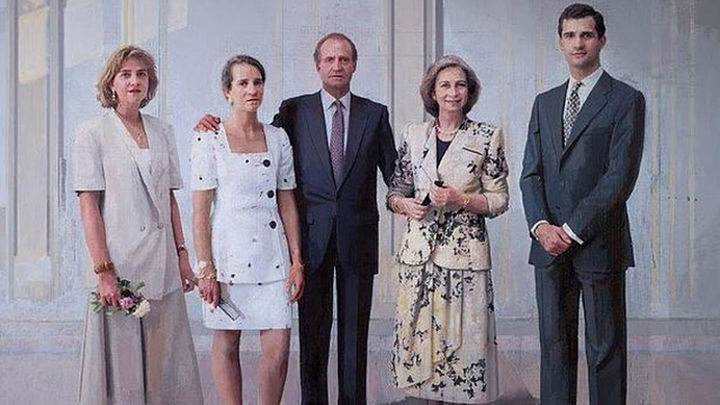 Desvelado por fin el cuadro de la Familia Real de Antonio López