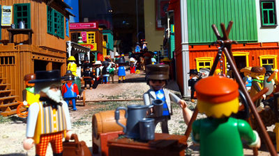 Un diorama de Playmobil rendirá homenaje a los 'gamusinos'