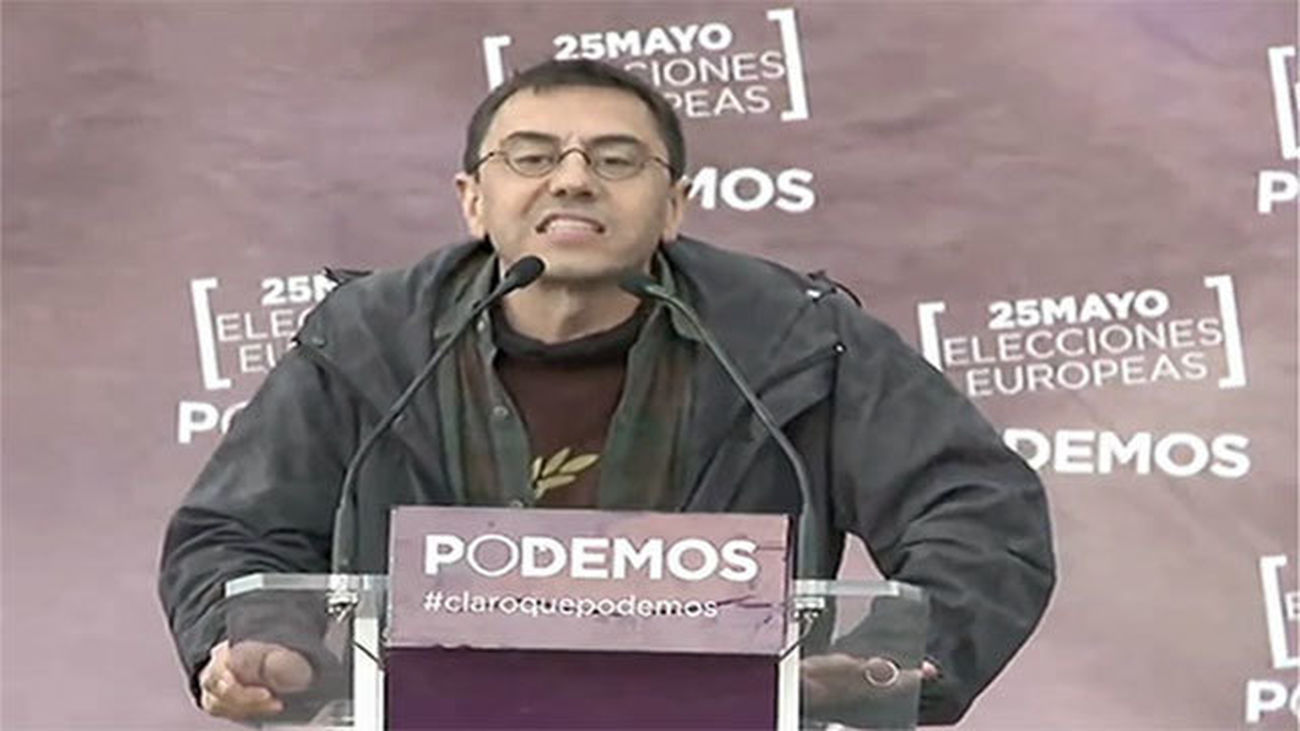 Errejón, dirigente de Podemos, suspendido de empleo y sueldo por la Universidad de Málaga