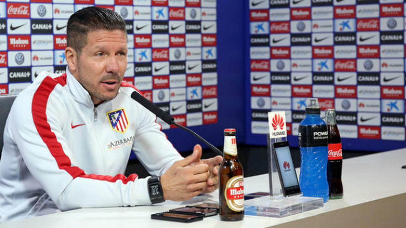 Simeone: "Yo miro al Valencia y al Sevilla; los demás, no sé"
